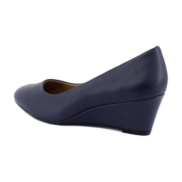 Aerosoles Iris Navy Leather (Wide) - Picture 5 of 8
